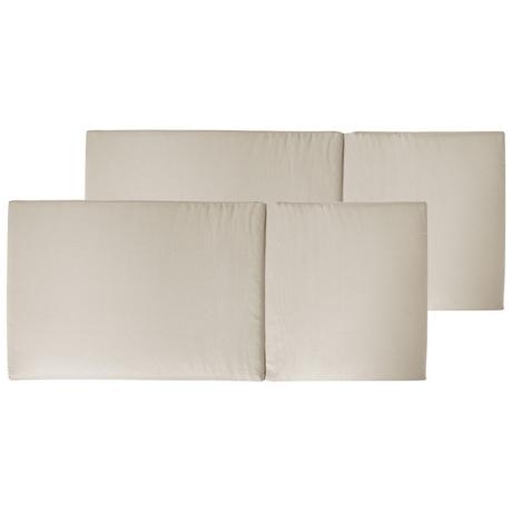 Beliani Set di 2 cuscini Schiena/Seduta en Poliestere Moderno JAVA/AMANTEA PREMIUM  