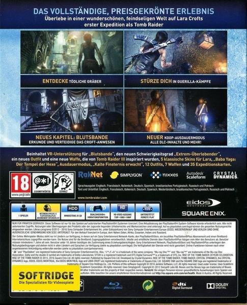 Eidos  Rise of the Tomb Raider: 20 Year Celebration 