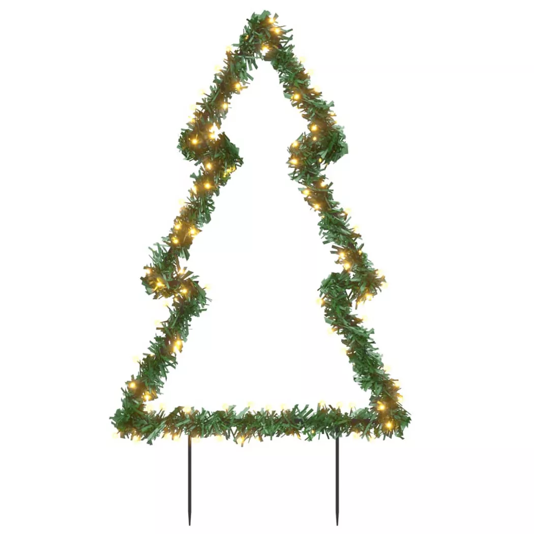 VidaXL - Décoration lumineuse de noël, One Size, Vert