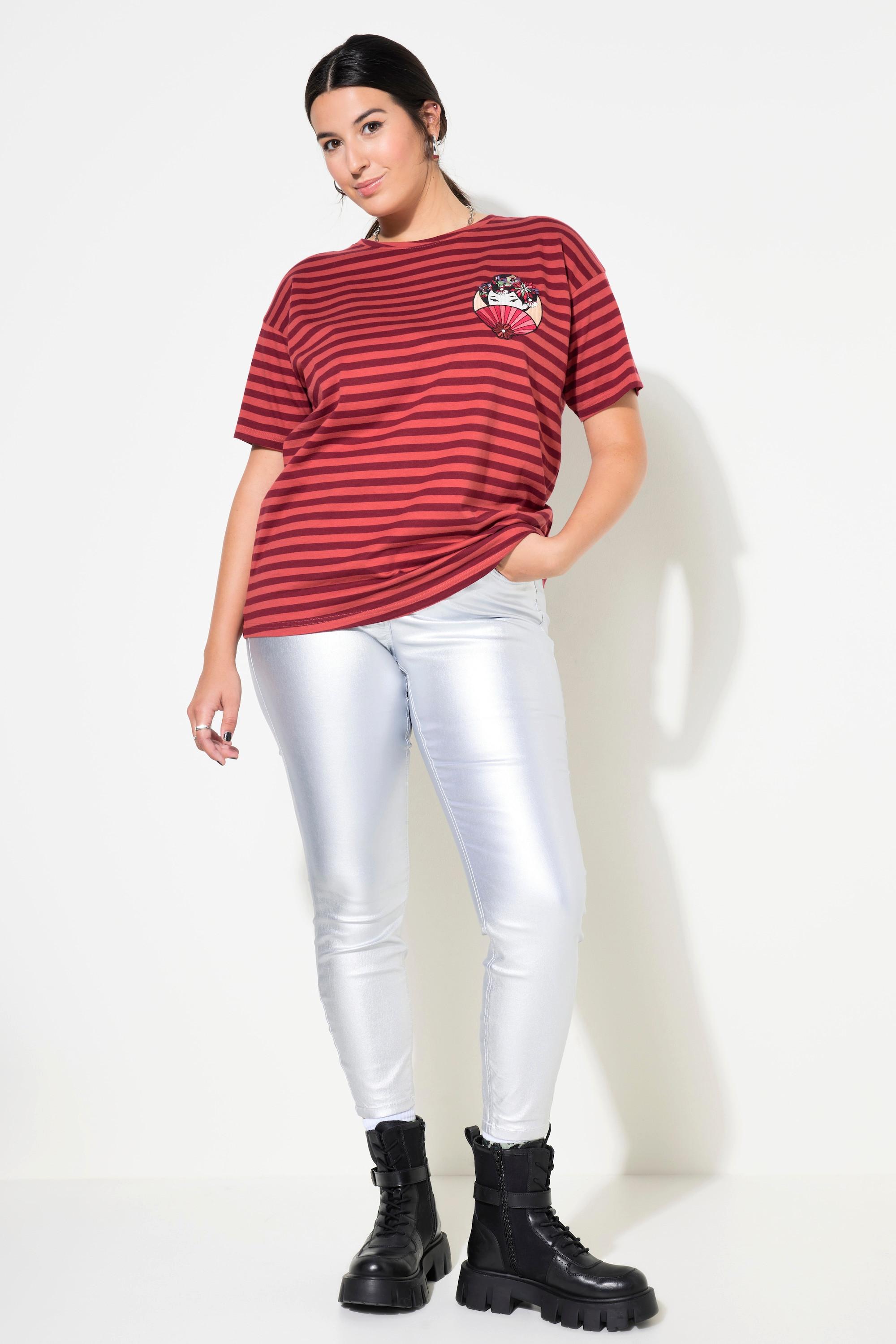 Studio Untold Skinny Fit Beschichtete 5-Pocket Jeans  