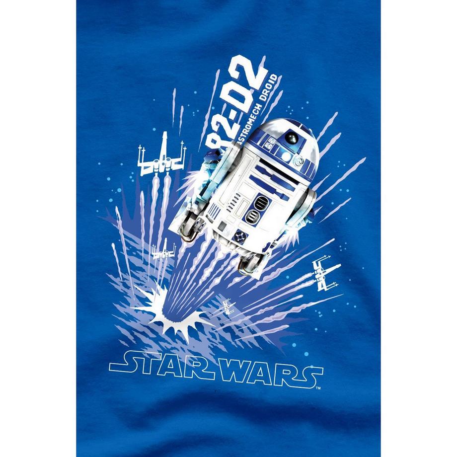 STAR WARS Blast Off T-Shirt Stampata a Maniche Corte  