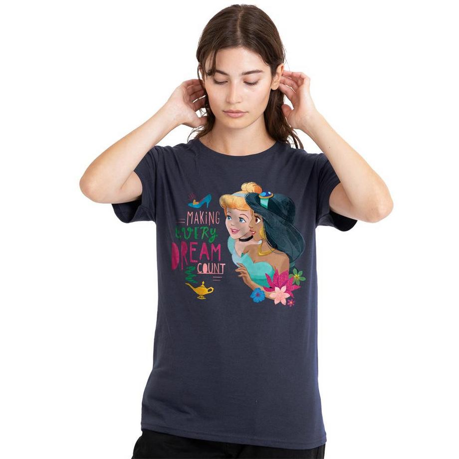 Disney PRINCESS  T-ShirtMotif Cendrillon Et Jasmine Making Every Dream Count 