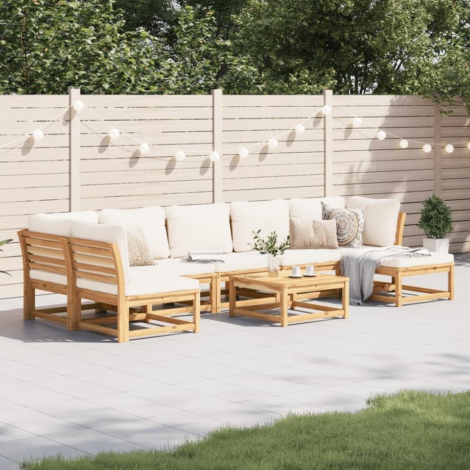 VidaXL set salotto da giardino Legno di acacia  