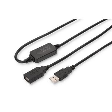 USB 2.0 Repeater-Kabel, 15 m