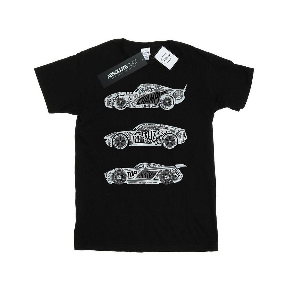 Disney Cars T-Shirt Stampata  
