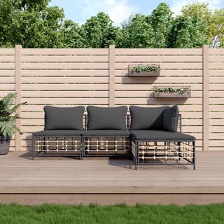 VidaXL Garten lounge set poly-rattan  