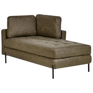 Beliani Chaiselongue aus Kunstleder Modern REBAIS  