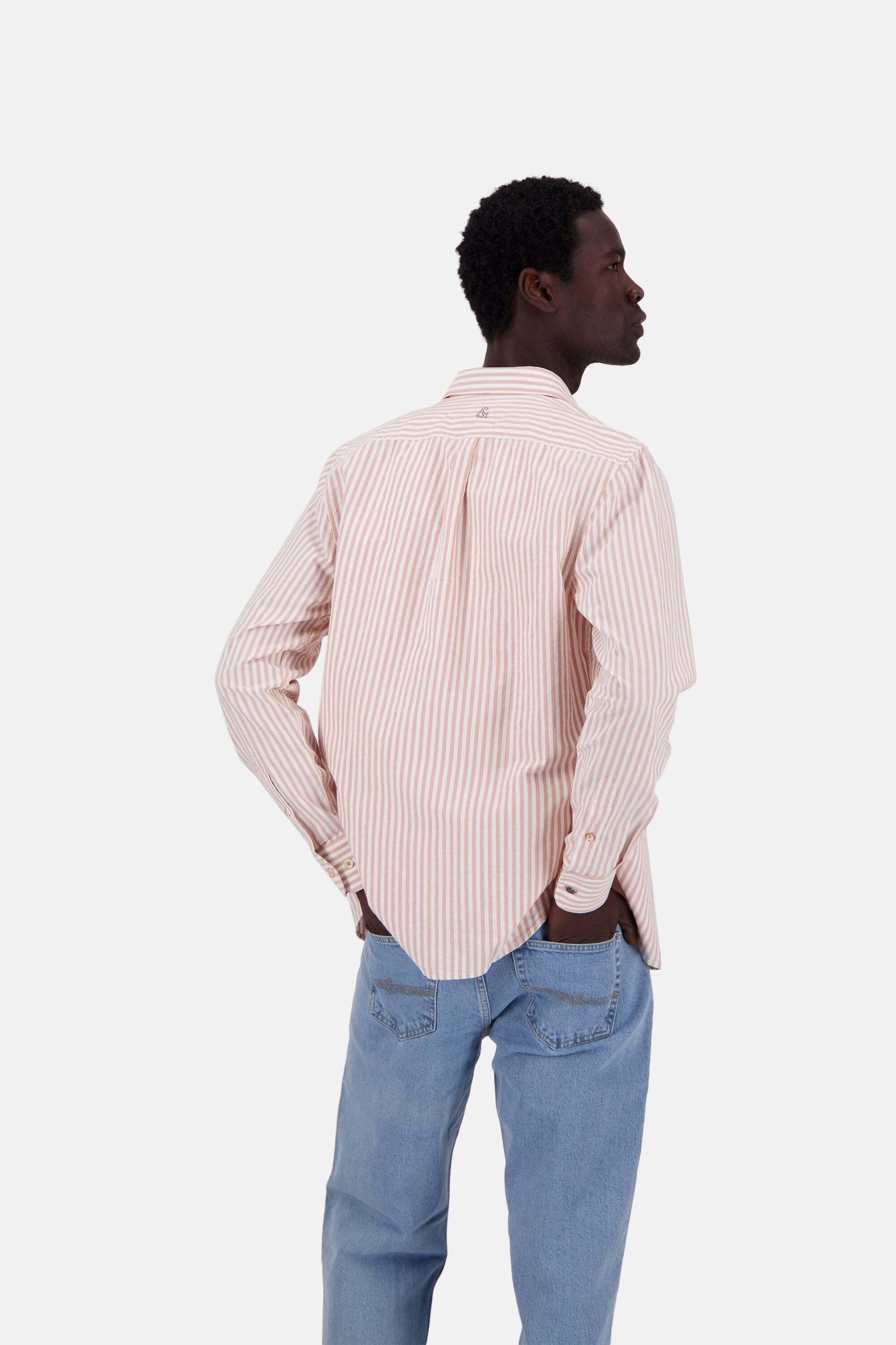 Colours & Sons Camicia a Maniche Lunghe a Righe  