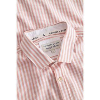 Colours & Sons Camicia a Maniche Lunghe a Righe  