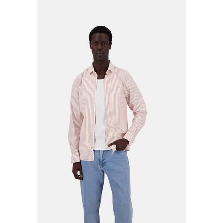 Colours & Sons Camicia a Maniche Lunghe a Righe  