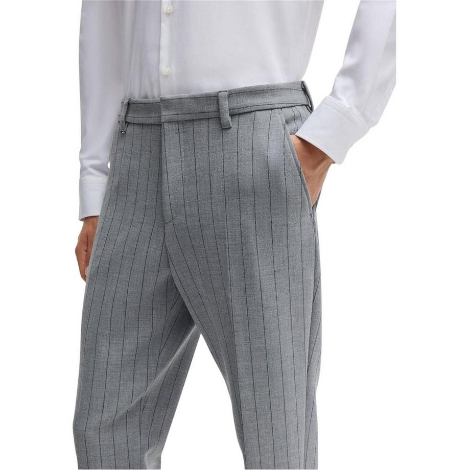 HUGO BOSS Pantalone Gessato Aderente  