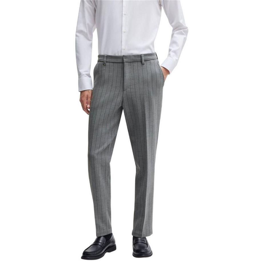 HUGO BOSS Pantalone Gessato Aderente  