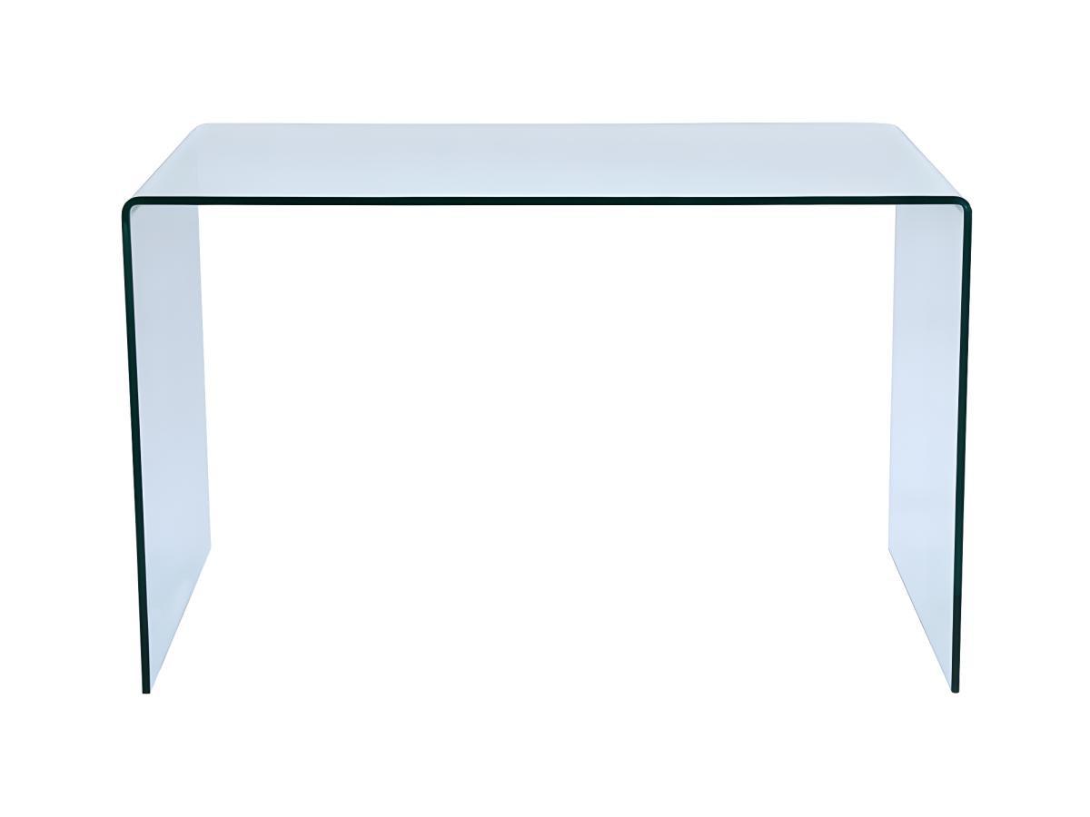 Vente-unique Bureau ELSTRON Verre courbé Transparent  