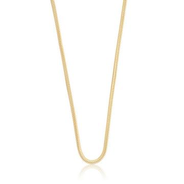 Collier Schlange Gelbgold 750, 2.4mm, 45cm