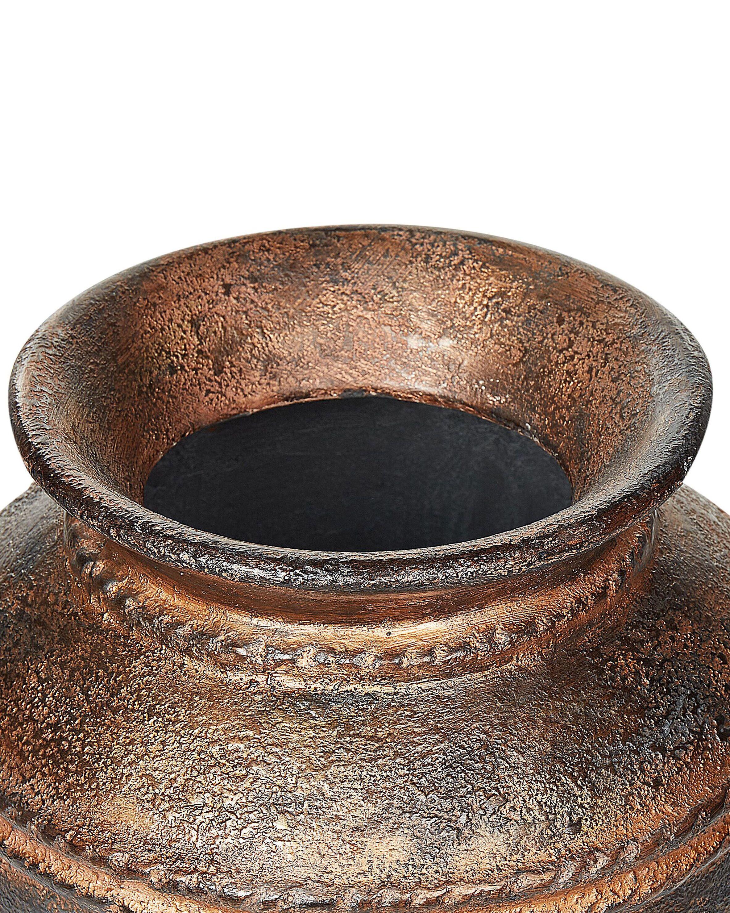 Beliani Vaso decorativo en Terracotta Rustico PUCHONG  