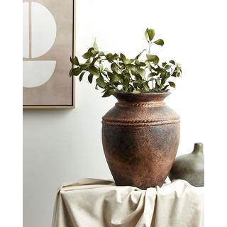 Beliani Vaso decorativo en Terracotta Rustico PUCHONG  