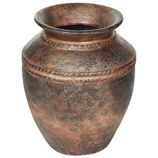 Beliani Vaso decorativo en Terracotta Rustico PUCHONG  