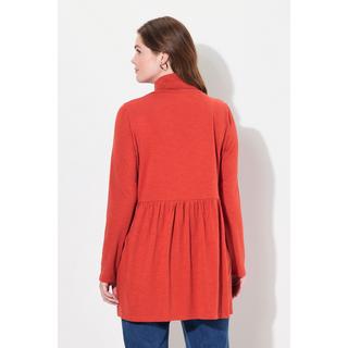 Ulla Popken Maglia Lunga Collo Alto Linea A Maniche Lunghe  