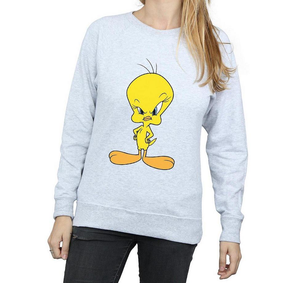 LOONEY TUNES Tweety Angry Print Sweatshirt  