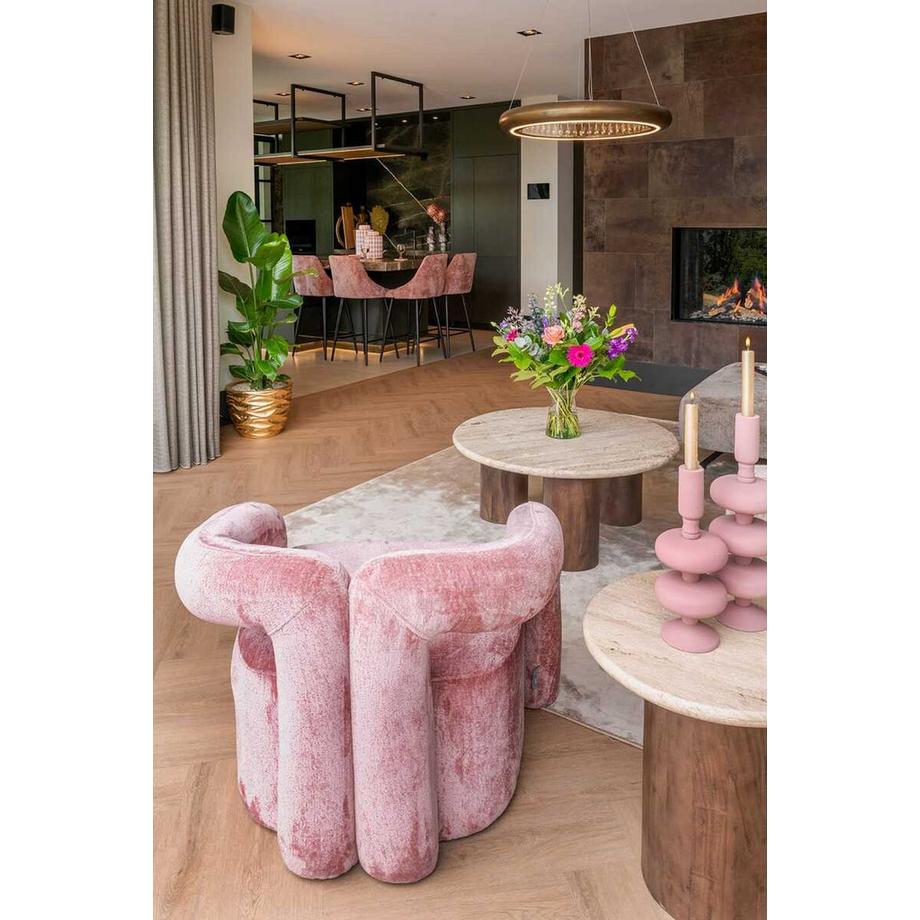 mutoni Fauteuil Dana rose  