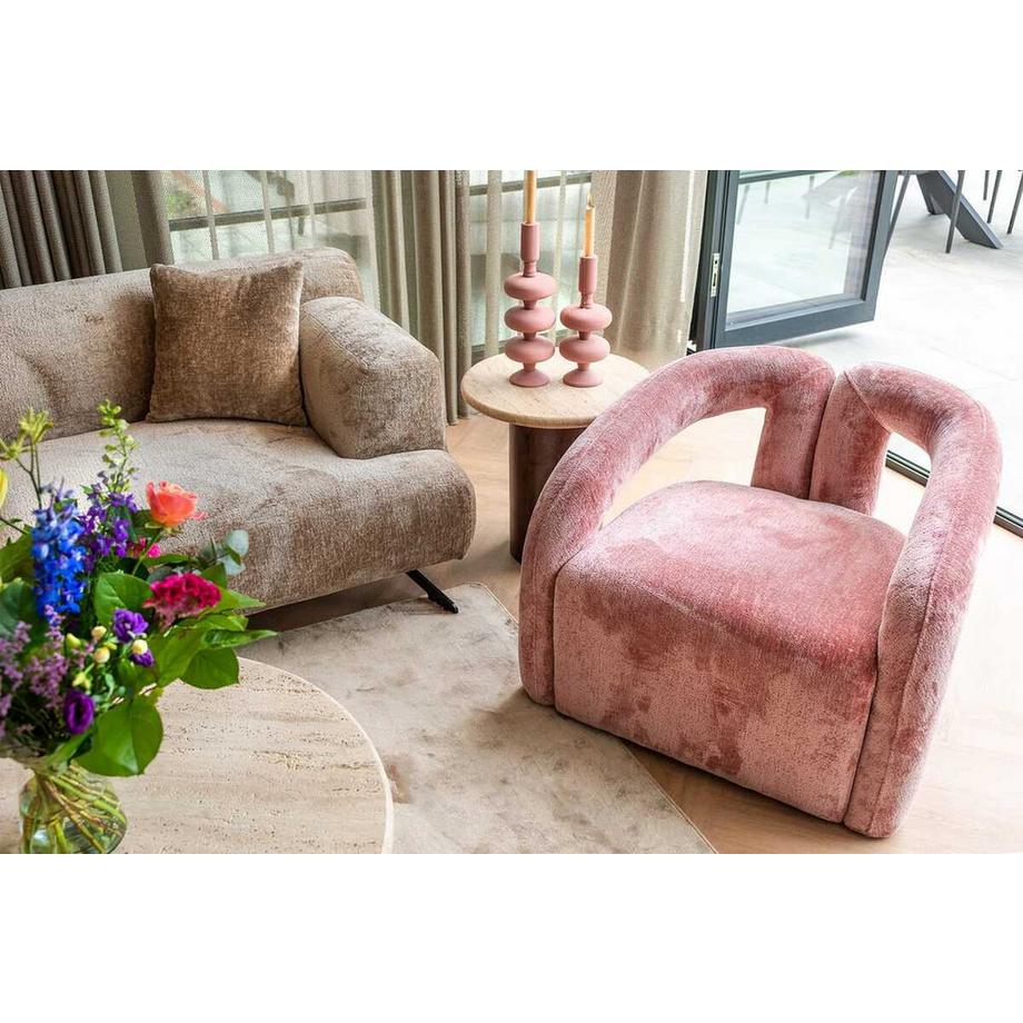 mutoni Fauteuil Dana rose  