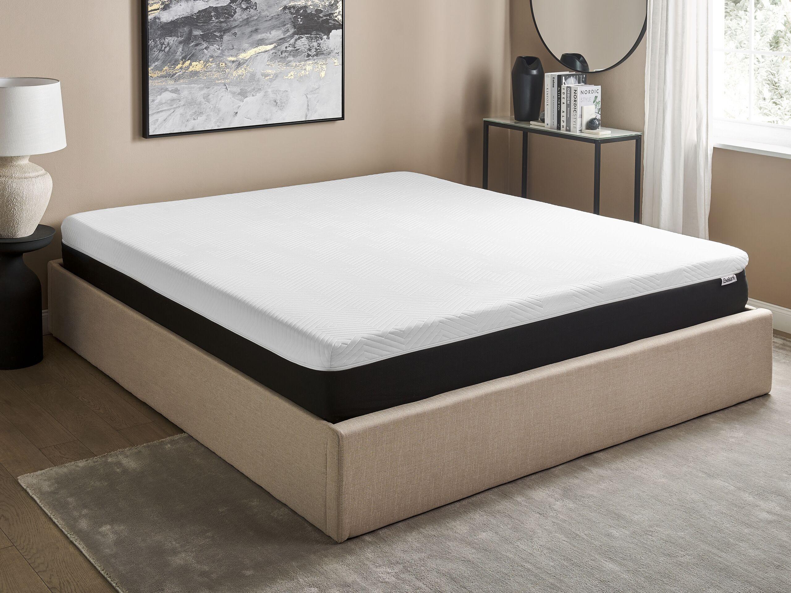 Beliani Matelas à mémoire de forme en latex en Mousse de polyuréthane COZY  