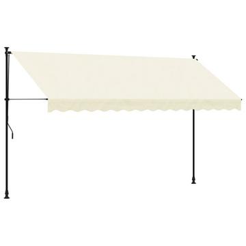 Auvent rétractable tissu