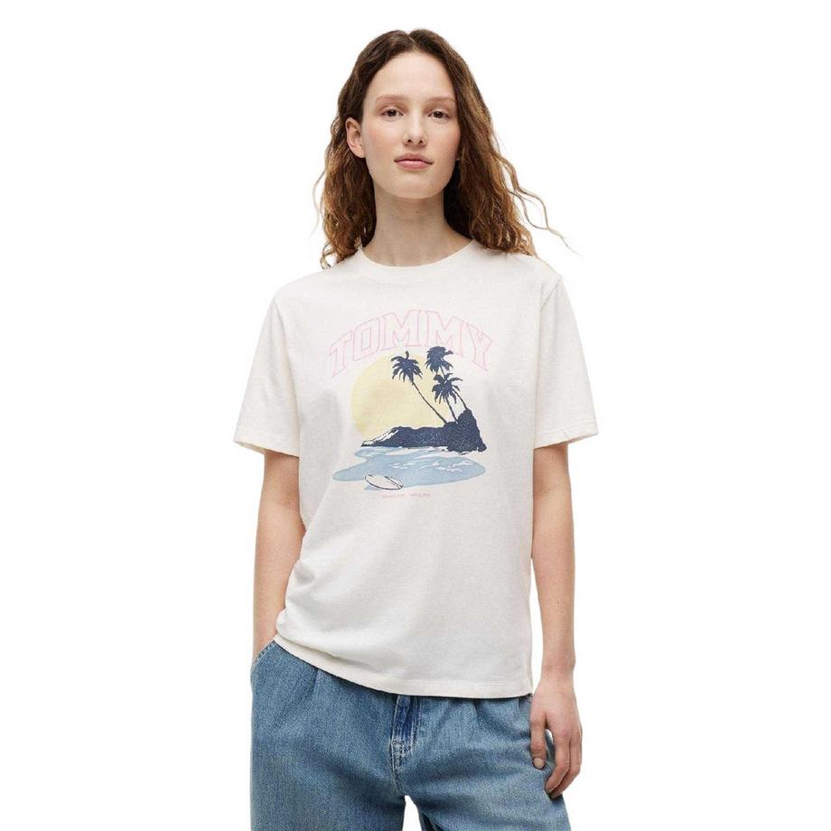 TOMMY JEANS T-Shirt Motif Plage  