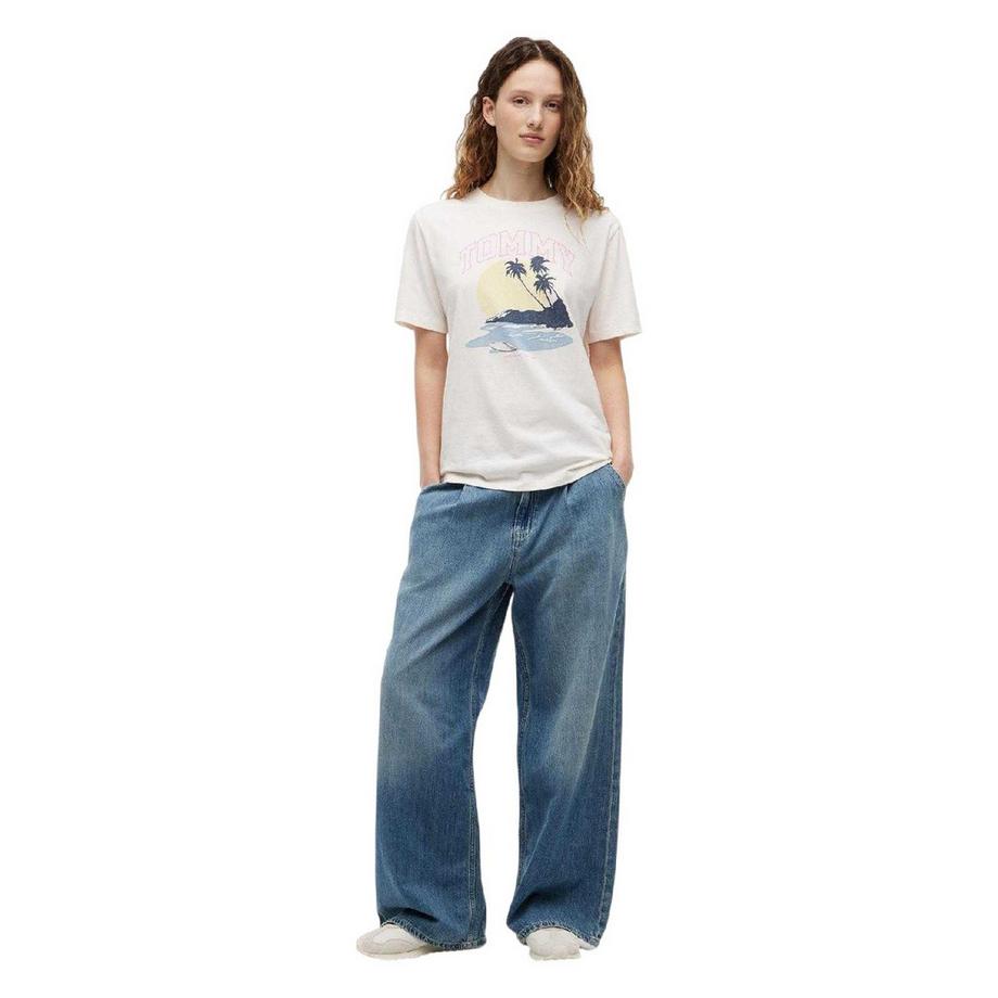TOMMY JEANS T-Shirt Motif Plage  