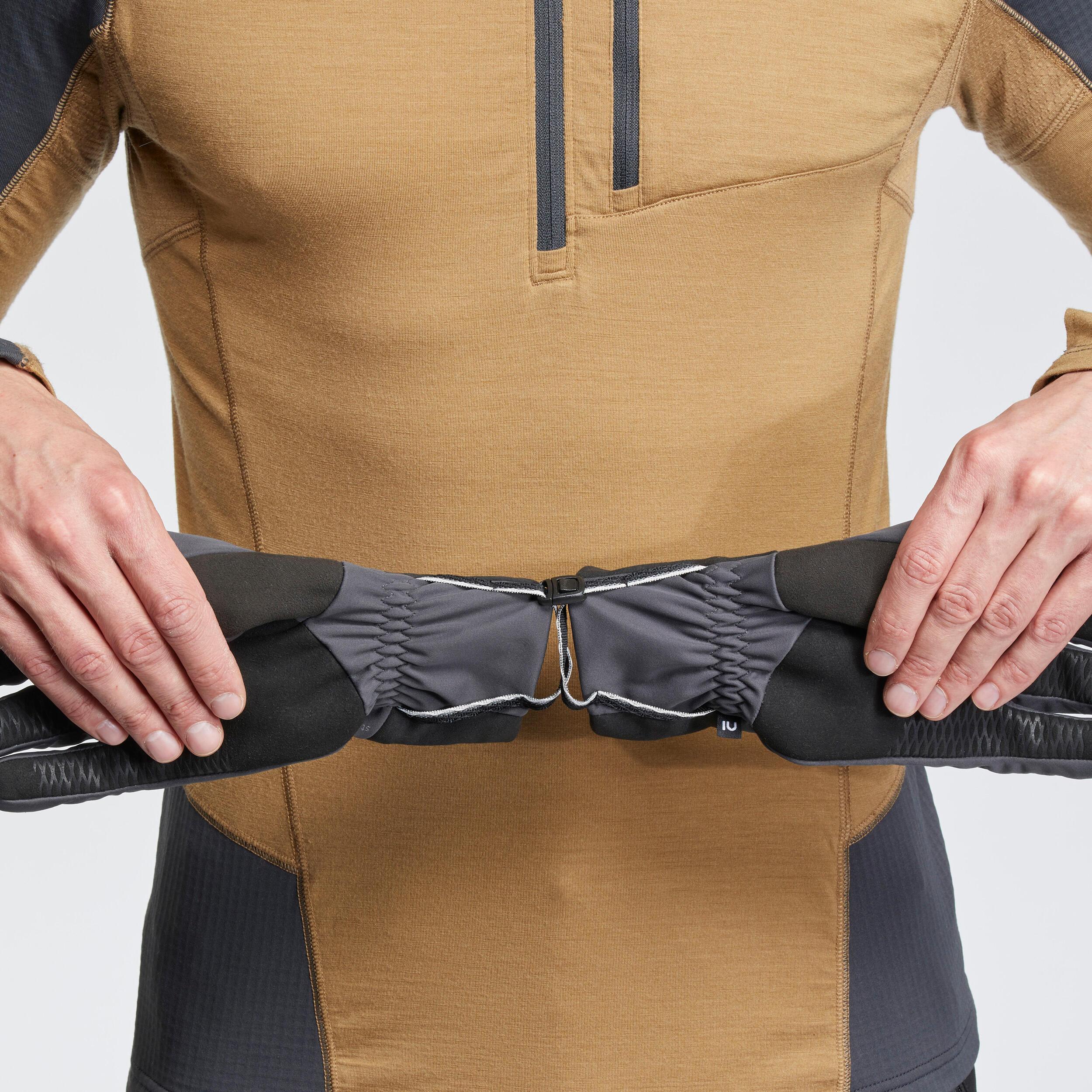 FORCLAZ  Guanti antivento touchscreen trekking montagna 