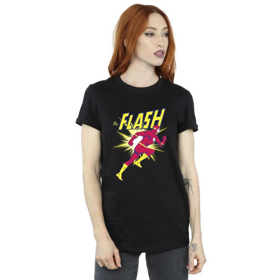 DC COMICS The Flash Logo T-Shirt Maniche Corte  