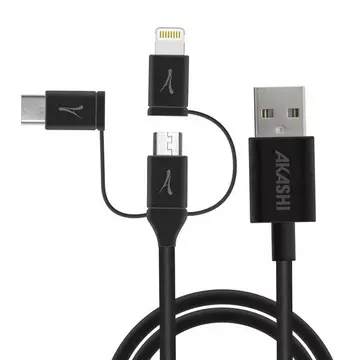 USB  USB-C, Lightning, Micro-USB Kabel