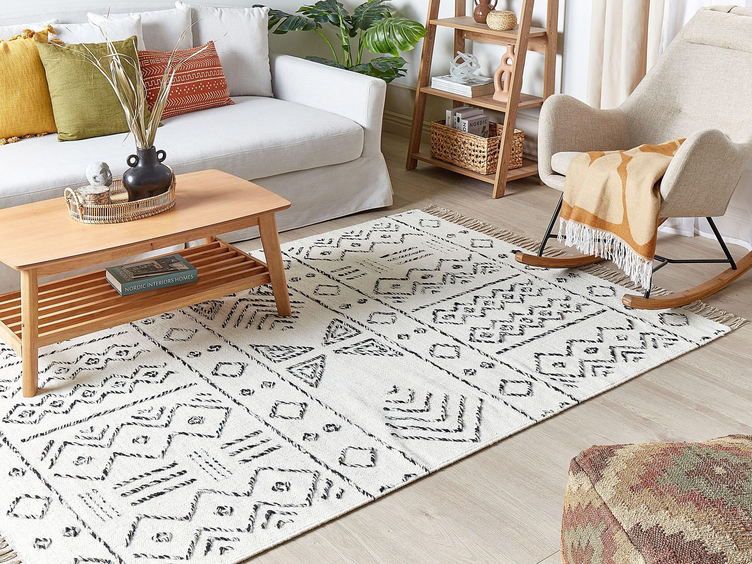 Beliani Tapis en Laine Boho ALKENT  