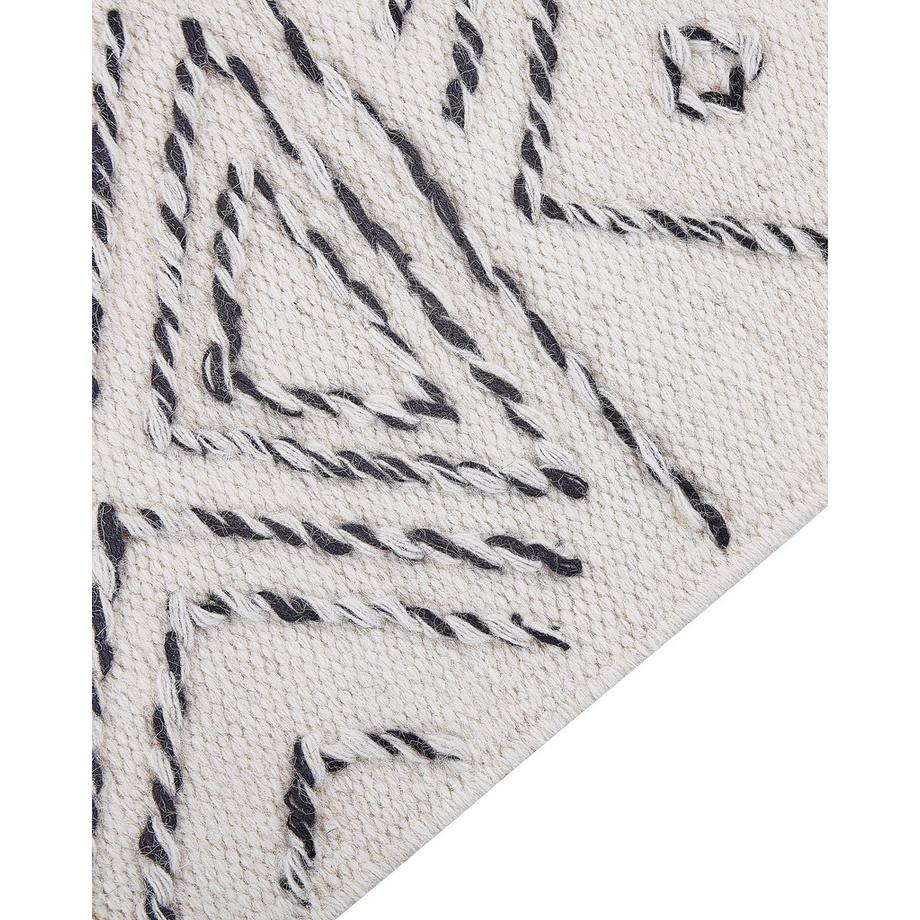 Beliani Teppich aus Wolle Boho ALKENT  