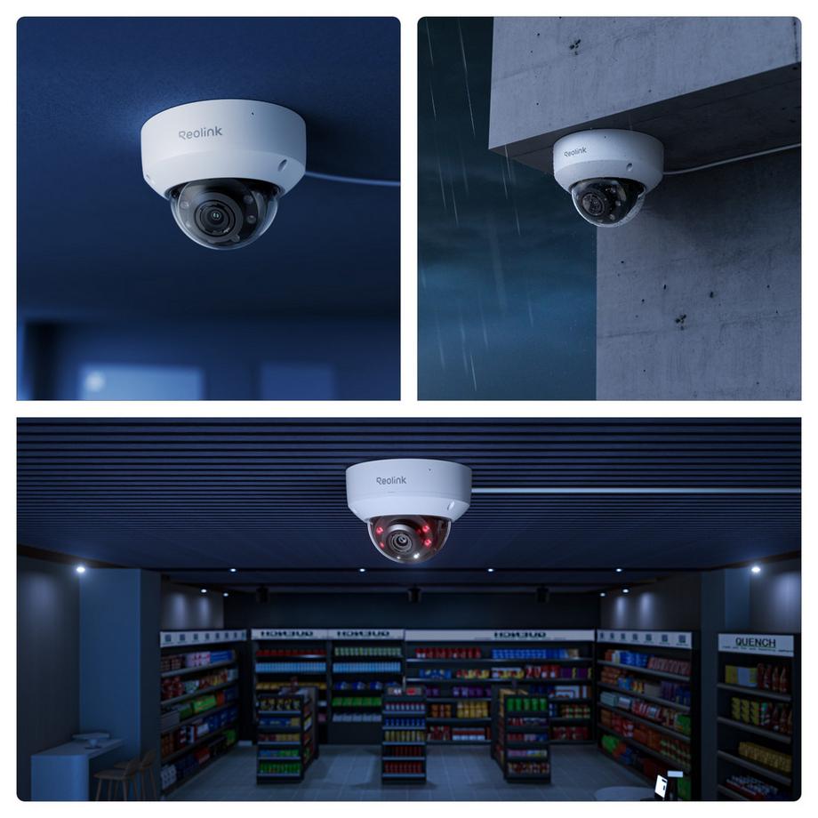 Reolink  RP-PCV8MZ profesionelle 4K IK10 PoE-Kamera 