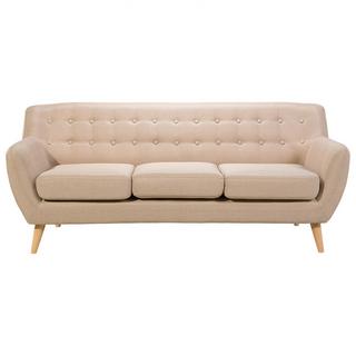 Beliani 3 Sitzer Sofa aus Polyester Retro MOTALA  