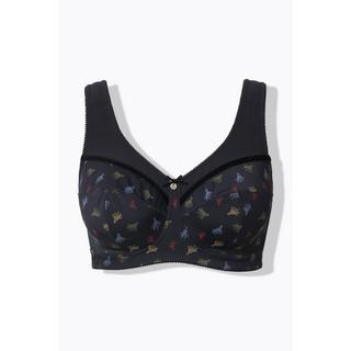 Ulla Popken Reggiseno sostenitivo mix di fantasie senza ferretto  