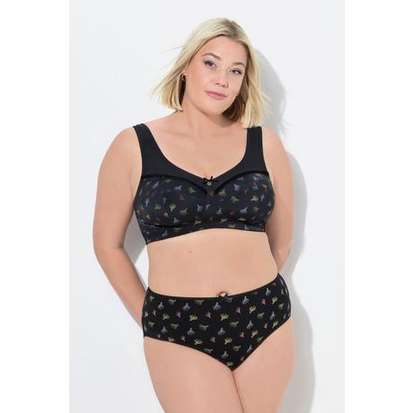 Ulla Popken Reggiseno sostenitivo mix di fantasie senza ferretto  