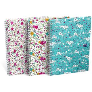 Oxford OXFORD Spiralbuch ForMe Floral B5 400094959 liniert 7mm, 90g 60 Blatt  