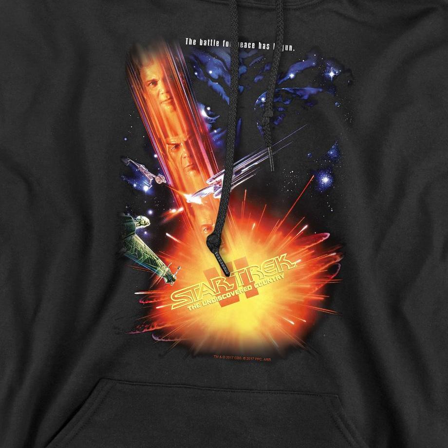 Star Trek Undiscovered Country Felpa con cappuccio  