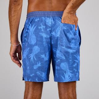 DECATHLON BS100L Boardshorts mit Blumenmuster  