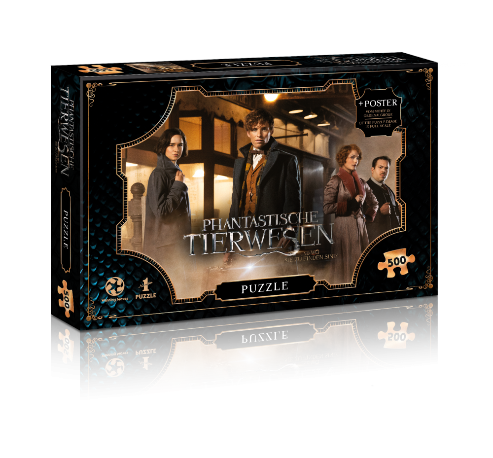 Winning Moves  Puzzle - Rätsel - Indipendente dalla lingua - Fantastic Beasts - 500 pcs 