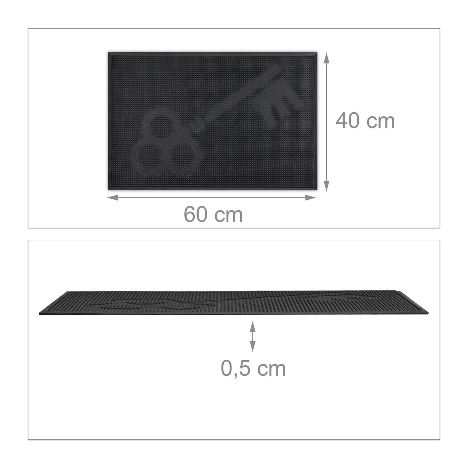 B2X Clé design en caoutchouc pour paillasson  