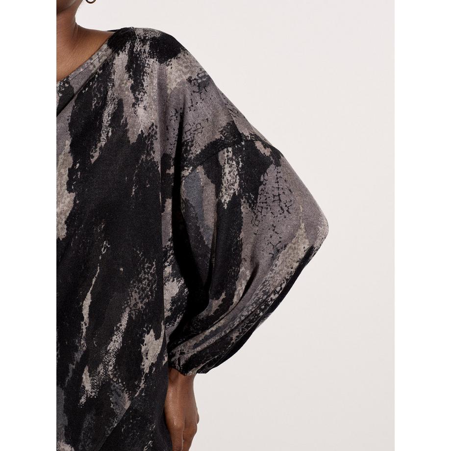 APRICOT Haut oversize à motif abstrait  