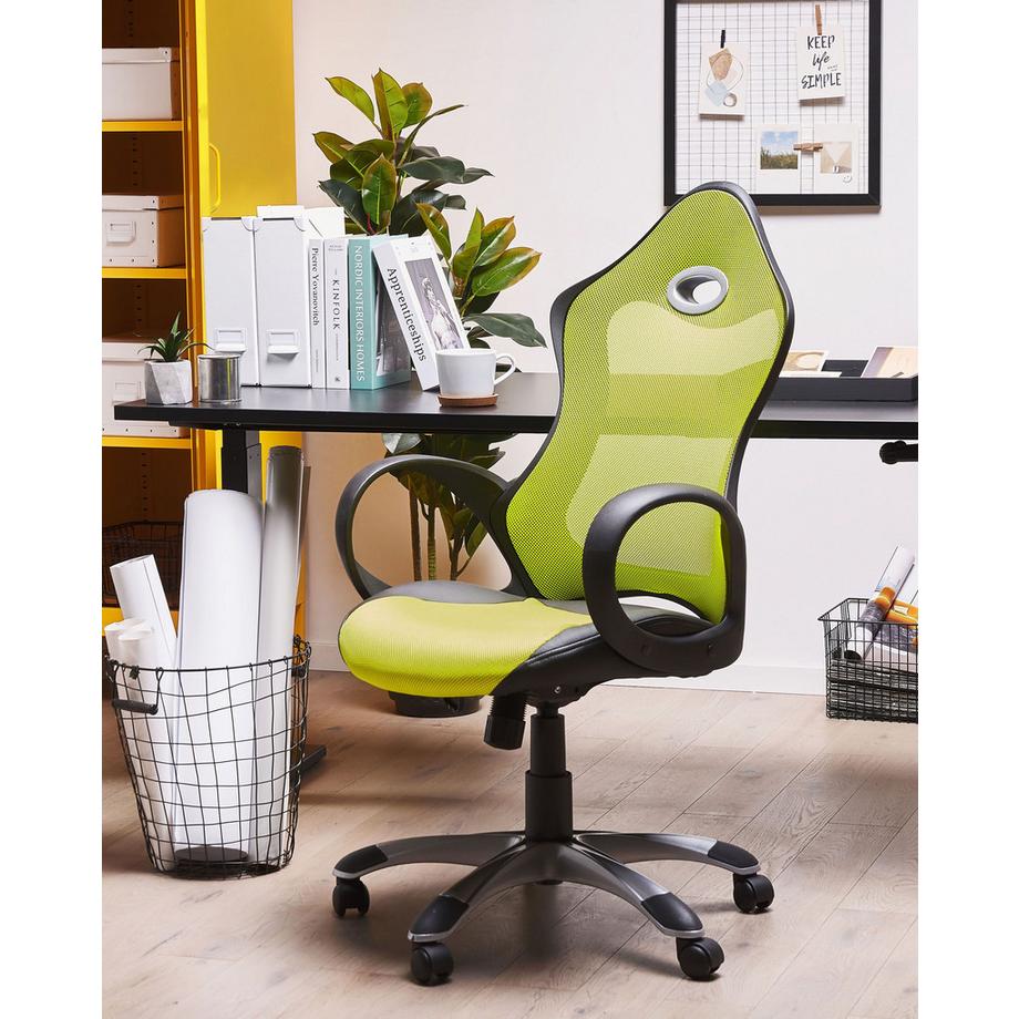Beliani Chaise de bureau en Tissu maillé  iCHAIR  