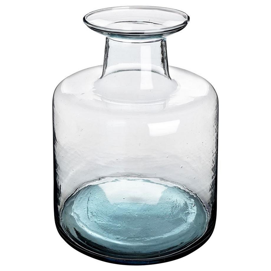B2X Vaso in vetro riciclato dalla bellissima tonalità blu  