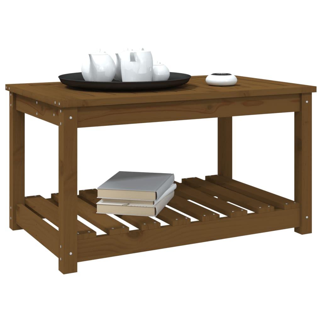 VidaXL Table de jardin bois de pin  