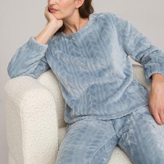 SO'HOME Pyjama Polaire Effet Torsades  