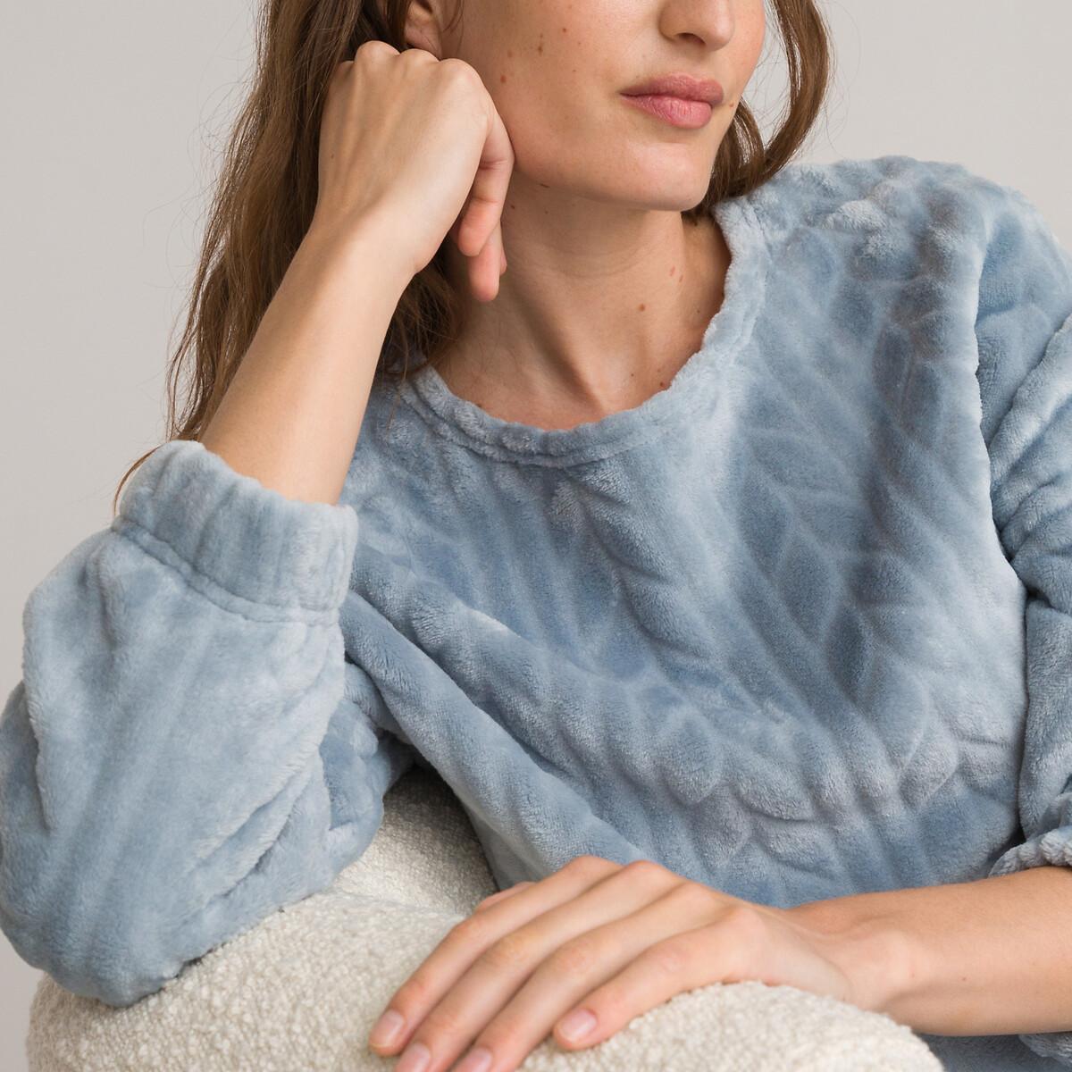 SO'HOME Pyjama Polaire Effet Torsades  