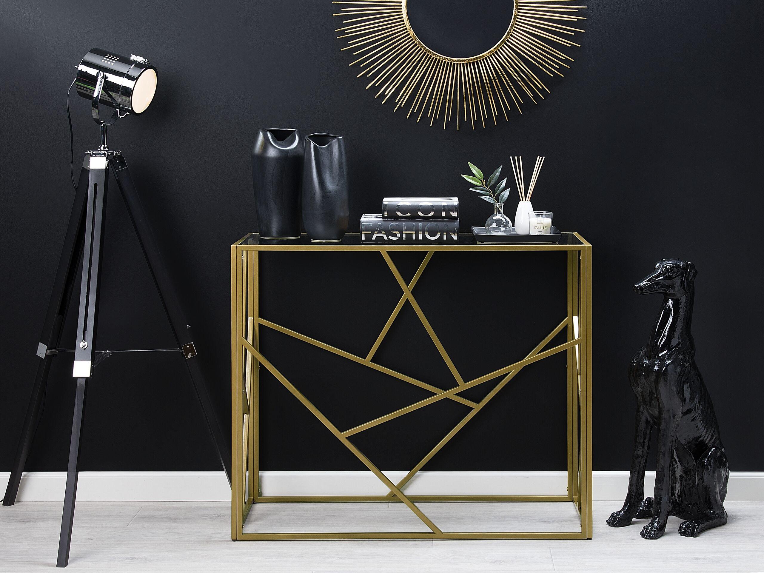 Beliani Console en Verre Moderne ORLAND  